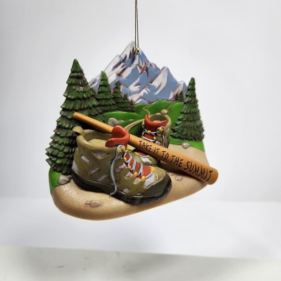Hallmark Christmas Ornament "Take It to Summit" Hanging 2017 Cabin Country Decor - Picture 5 of 6
